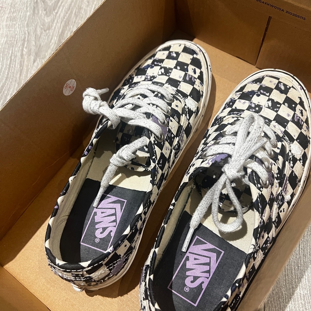 Vans Black and White Checkered Shoes